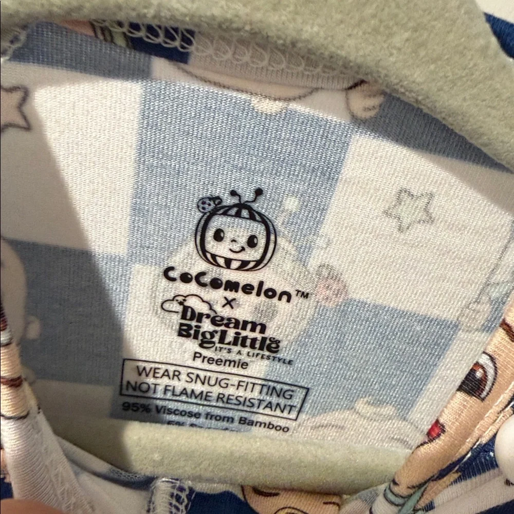 Cocomelon bamboo value checkered & Dream Big Little Co. Premie NWT